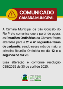 Comunicado para condomínio simples com informações